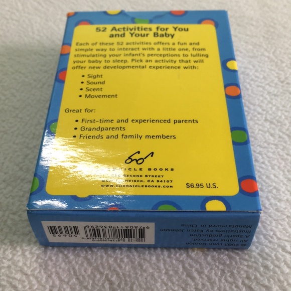 “52 Activities for You and Your Baby” Card Pack, Like New - Picture 12 of 14